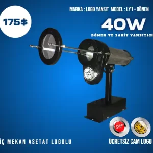 İç Mekan Dönen Logo , Resim Lazer Yansıtma Cihazı