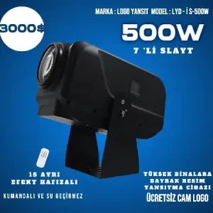 Logo Yansıt LYD-i500W 7'li Gobo Yansıtıcı