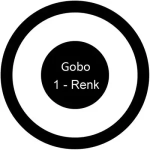 Tek Renkli Glass Gobo