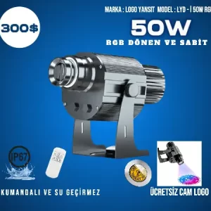 Logo Yansıt LYD-i50W RGB Gobo Yansıtıcı