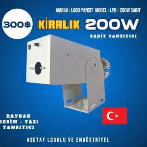 200w Dönen Asetat Logo Yansıtma Cihazı Kiralık