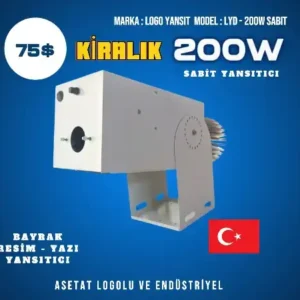 200w Sabit Asetat Logo Yansıtma Cihazı Kiralık