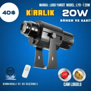 Logo Yansıt LYD-i20W Gobo Yansıtıcı Kiralık