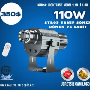 Logo Yansıt Strop Yanıp Sönen LYD-i110W Logo Projektör