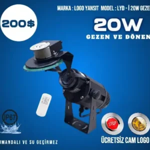 Logo Yansıt Gezen LYD-i20W Logo Projektör