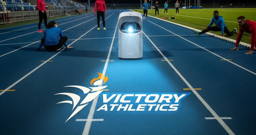 Atletizm Alanları İçin Görsel Sprint: Logo Yansıtma Cihazlarının Stratejik Önemi 1 at
