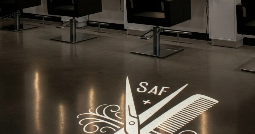 Kuaförler İçin Logo Yansıtma Cihazları: Şık Görsellerle Gelen Müşteri Çekimi ve Modern Salon İmajı 1 kuaforler e1754638187121