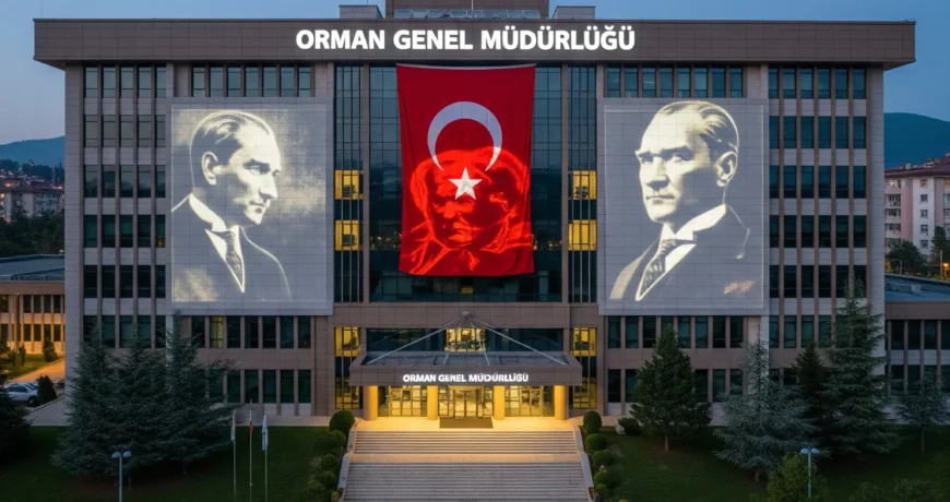 Orma Gennel Müdürlüğü Binalarına Yansıyan Milli Semboller: Türk Bayrağı ve Atatürk Logolarının Derin Anlamı 1 orman genel mudurlugu