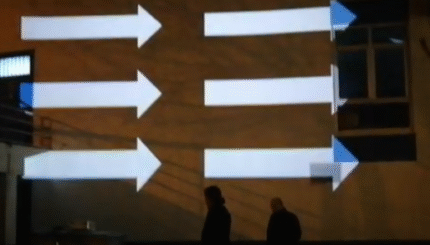 Logo Yansıt Yürüyen Logo Exit Ok İşaretleri 7 20