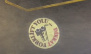 Fabrika Güvenlik Bölgesi Forklift Mavi ışık Blue spot light red zone ikaz lambası 4 85