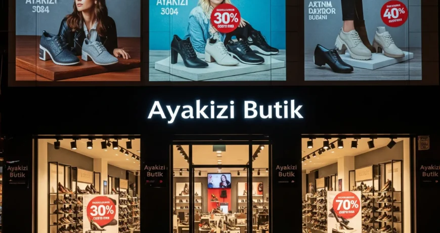 Ayakkabı Mağazanızın Vitrinini Işıkla Canlandırın: Logo Yansıtma Teknolojisi 1 AYAKKABI