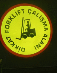 Forklift Çalışma Alanları , Resim Yansıtma Cihazları Forklift Work Areas, Image Projection Devices 7 BUSE
