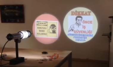 Logo Yansıt İş Güvenliği Levhası Yansıt dikkat, forklift ışığı,forklift mavi ışık 18 DIKKAAT 1