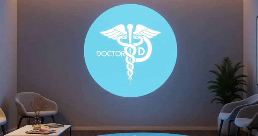 Muayenehanenizin İmajını Işıkla Yükseltin: Logo Yansıtma Teknolojisi 1 DOKTOR e1754316126489