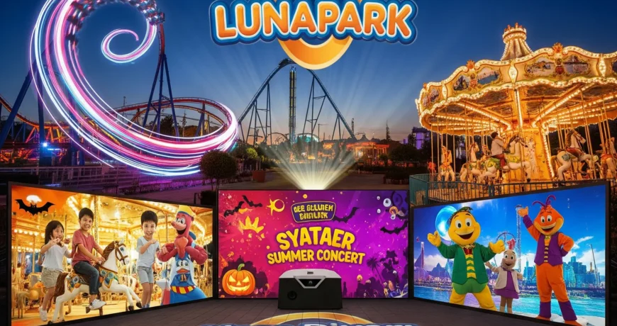 Lunaparkınızın Eğlencesini Işıkla Zirveye Taşıyın: Logo Yansıtma Teknolojisi 1 LUNAPARK