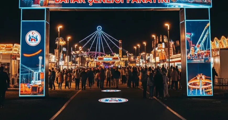 Panayırların Eğlencesini Işıkla Tanıtın: Logo Yansıtma Teknolojisi 1 PANAYIR e1754375416884