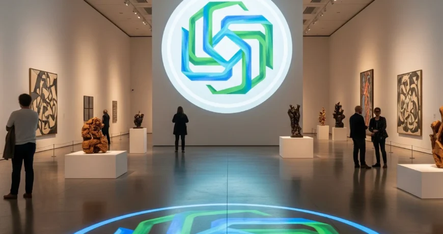 Sanatın Işıltısını Duvarlara Taşıyın: Sanat Galerileri İçin Logo Yansıtma Teknolojisİ 1 SANATGALERILERINELOGOYANSIT e1754313335319