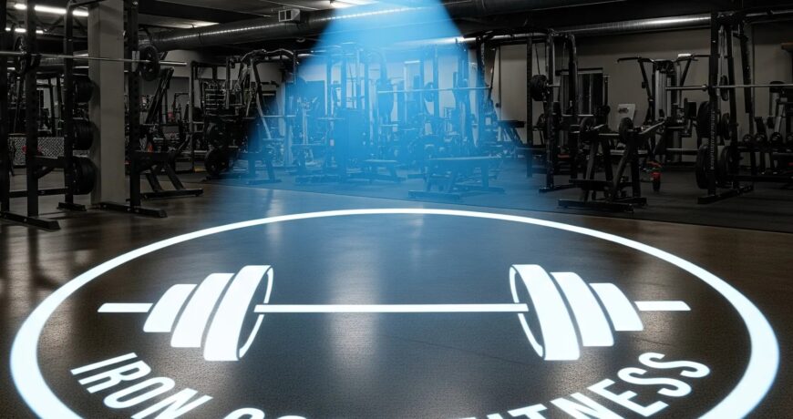 Spor Salonlarında Logo Yansıtma Teknolojisi: Gücü ve Motivasyonu Görselleştirin 1 logoyansitsporsalonu