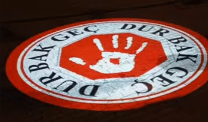 Dur Bak Geç logosunu duvara veya yere HD yansıtın! | Logo Yansıt 3 sd
