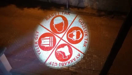 Duvara güvenlik yazısı yansıtma sistemi , güvenlik önlemlerinizi logo yansıt cihazı ile artırın 18 www.logoyansit.comisguvenligi2 10