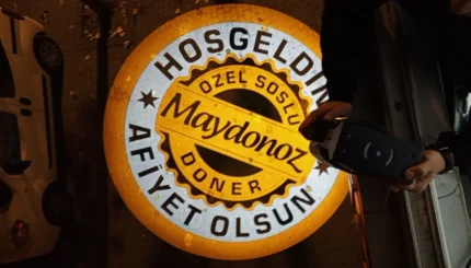 Maydonoz Döner Logosunu Gobo Yansıt Cihazlar ile Duvara Kaldırıma Zemine Yansıtabilirsiniz, 40 www.logoyansit.commaydanozdoner1