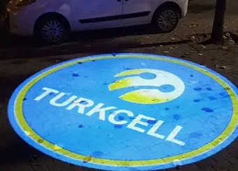 Türkcell Logosunu HD Kalitede Gece Vakti Yere Yansıtın! 10 www.logoyansitturkcell3