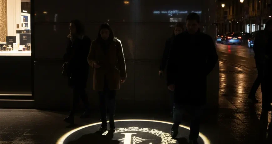 Kaldırımda Lüks Bir Dokunuş: Lumas Parfüm Neden Logo Yansıtı Seçti? 1 Gemini Generated Image b1qkawb1qkawb1qkk