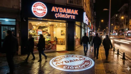 Aydamak Çiğköfte Logo Yansıtma Cihazı: Görünürlüğü Artırmanın En Parlak Yolu 4 Gemini Generated Image m6epxsm6epxsm6ep2026