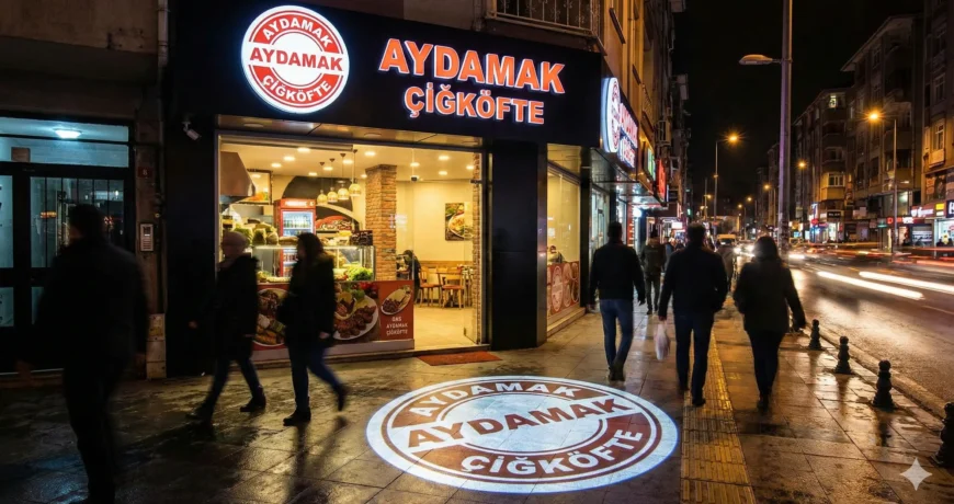 Aydamak Çiğköfte Logo Yansıtma Cihazı: Görünürlüğü Artırmanın En Parlak Yolu 1 Gemini Generated Image m6epxsm6epxsm6ep2026