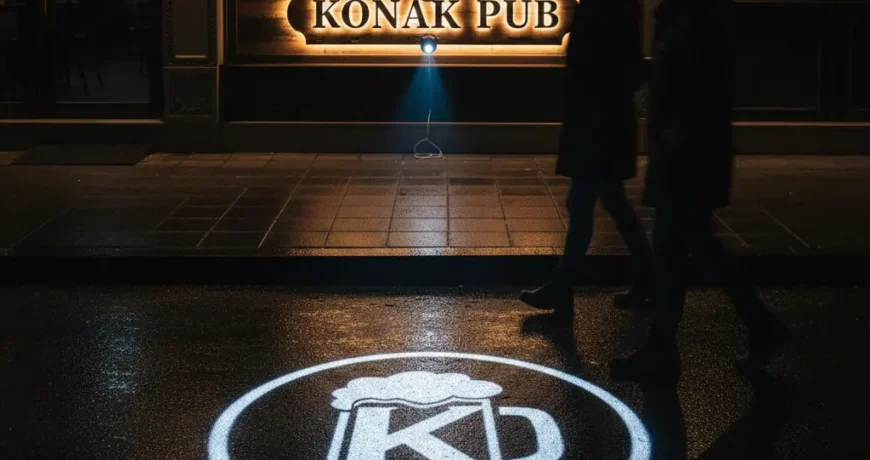 Konak Pub’da Unutulmaz Bir Atmosferin Sırrı: Logo Yansıtma Sistemleri 1 Gemini Generated Image t6s21mt6s21mt6s225