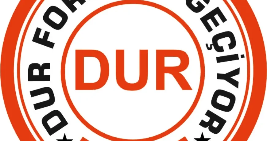 dur dikkat forklift geciyor