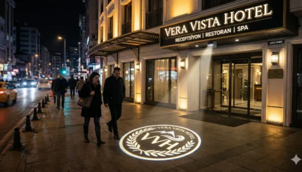 Prestij Kapıda Başlar: Vera Vista Hotel, Misafirlerini Logo Yansıt Projeksiyonu ile Karşılıyor 8 logo3