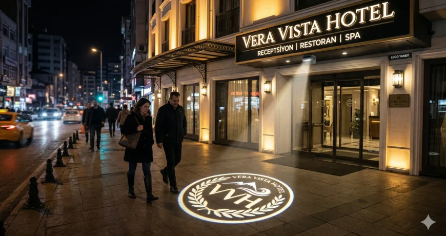 Prestij Kapıda Başlar: Vera Vista Hotel, Misafirlerini Logo Yansıt Projeksiyonu ile Karşılıyor 1 logo3