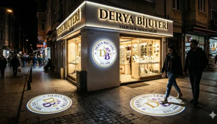 Derya Bijuteri'nin Yeni İmzası: Kapı Önünde Parlayan Modern Logo Tasarımı 3 logoyansit13