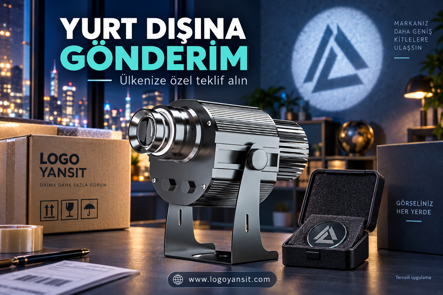 Logo Yansıt Yurt Dışına Cihaz ve Cam Gobo Gönderimi 1 Yurt dışına kargo gönderiminiz var mıdır?
