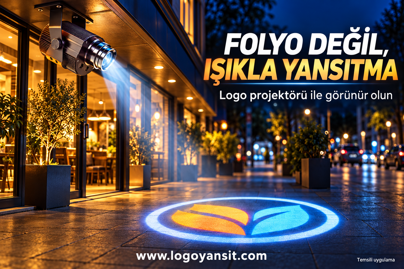 Logo Yansıt Ürünleri Folyo mu, Projeksiyon Cihazı mı? 1 Logo Yansıt Ürünleri Folyo mu, Projeksiyon Cihazı mı? — ürün referansına göre oluşturulmuş temsili gece afişi