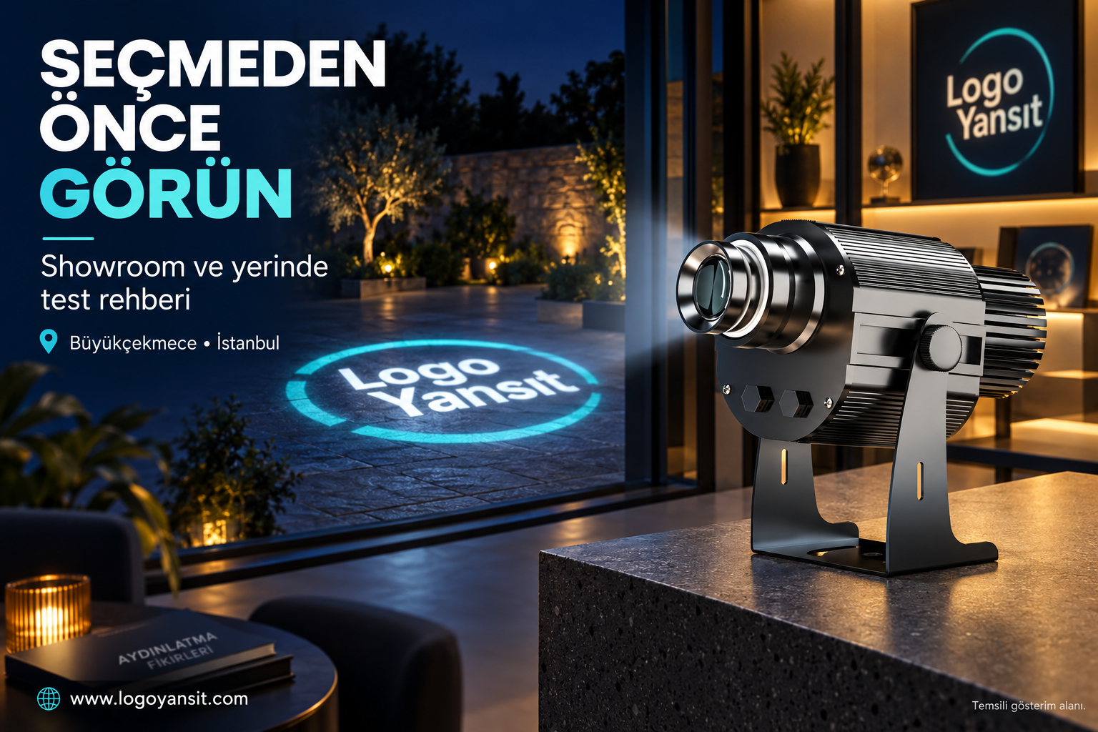 Logo Yansıt Showroom Nerede? Cihazları Yerinde Test Etme Rehberi 1 Logo Yansıt showroom ve yerinde test rehberi için temsili gösterim alanı