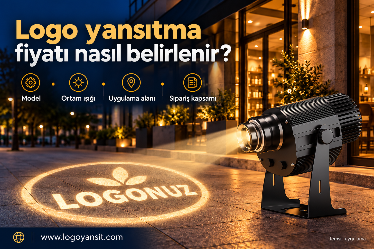 Logo Yansıt cihaz fiyatları nasıl belirlenir? 1 Logo yansıtma fiyatını etkileyen model, ortam ışığı, uygulama alanı ve sipariş kapsamı