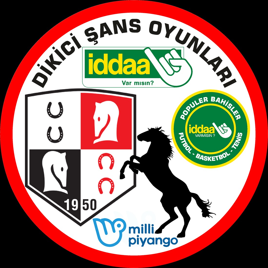 Şans Oyunları — Çoklu simge · çevre yazısı