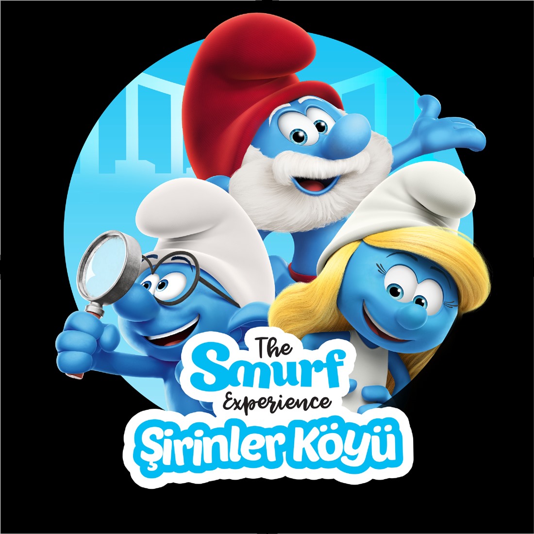 Şirinler Köyü — Karakterli görsel tasarımı