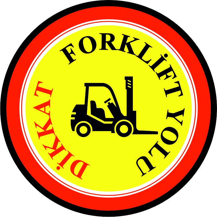 Forklift yolu uyarı yansıtma ile mesajınızı görünür kılın | LY-013 1 Dikkat forklift yolu sarı kırmızı uyarı tasarımı - LY-013