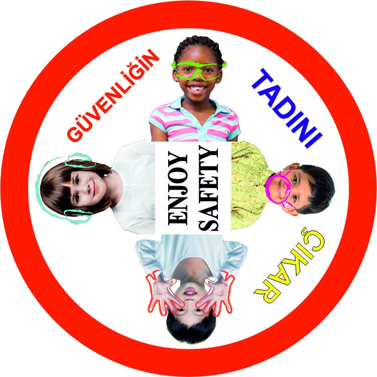 Iş güvenliği mesajı yansıtma ile mesajınızı görünür kılın | LY-019 1 Enjoy safety uyarı tasarımı - LY-019
