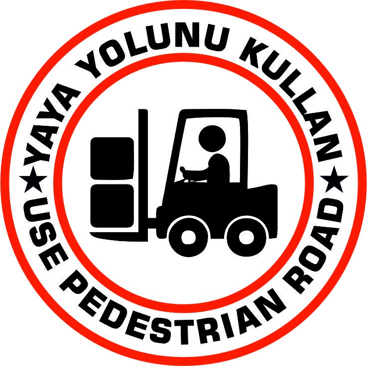 Yaya yönlendirme yansıtma ile mesajınızı görünür kılın | LY-027 1 Yaya yolunu kullan uyarı tasarımı - LY-027