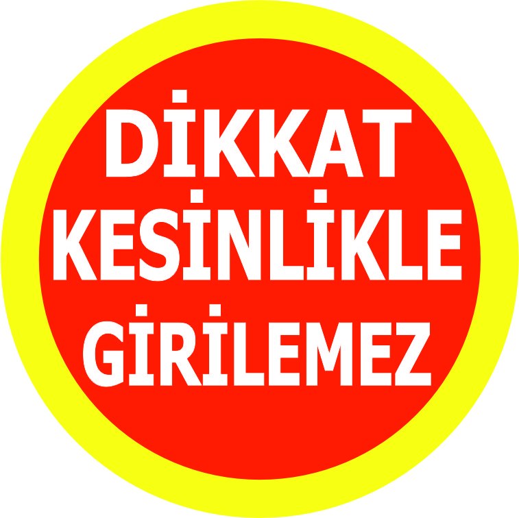 Girilmez uyarısı yansıtma ile mesajınızı görünür kılın | LY-036 1 Dikkat kesinlikle girilmez sarı kırmızı uyarı tasarımı - LY-036