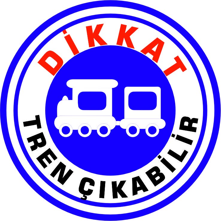 Tren uyarısı yansıtma ile mesajınızı görünür kılın | LY-040 1 Dikkat tren çıkabilir logosu uyarı tasarımı - LY-040