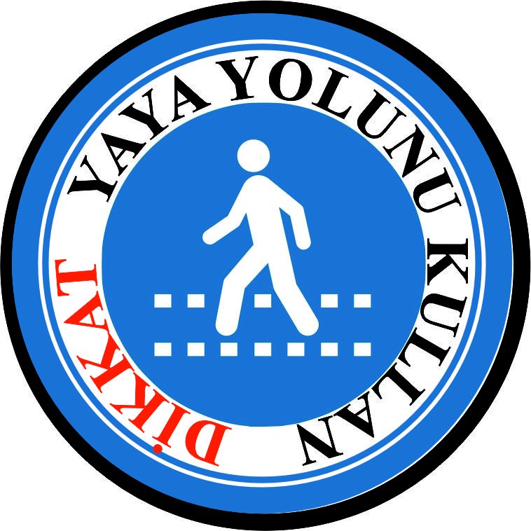 Yaya yönlendirme yansıtma ile mesajınızı görünür kılın | LY-050 1 Dikkat yaya yolunu kullan uyarı tasarımı - LY-050