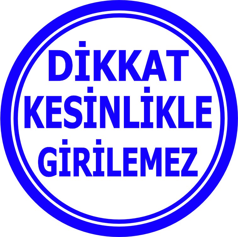 Girilmez uyarısı yansıtma ile mesajınızı görünür kılın | LY-058 1 Dikkat kesinlikle girilmez uyarı tasarımı - LY-058