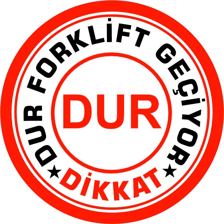 Forklift geçiyor uyarısı yansıtma ile mesajınızı görünür kılın | LY-064 1 Dur dikkat forklift geçiyor uyarı tasarımı - LY-064