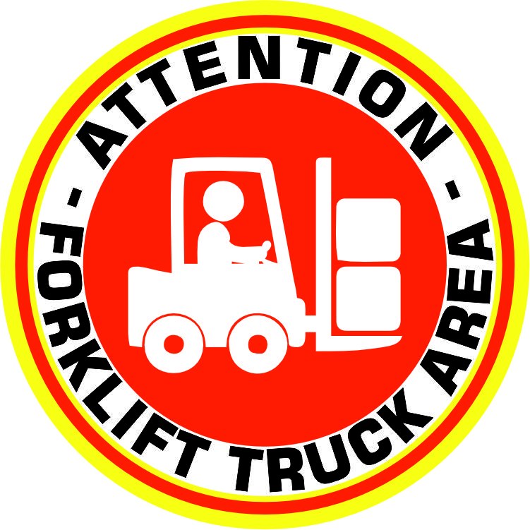 Forklift yolu uyarı yansıtma ile mesajınızı görünür kılın | LY-069 1 Forklift truck area uyarı tasarımı - LY-069