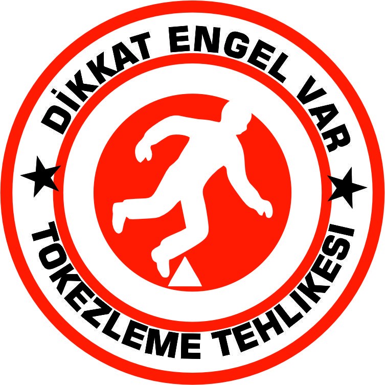 Engel uyarısı yansıtma ile mesajınızı görünür kılın | LY-076 1 Dikkat engel var uyarı tasarımı - LY-076
